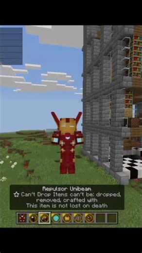 Ironman In Minecraft Mod ☠️☠️☠️ #minecraft