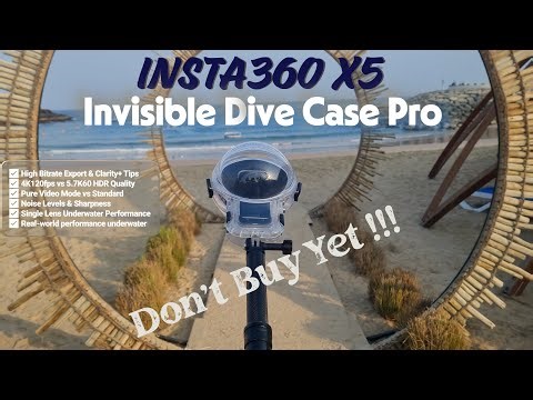 Insta360 X5 Invisible Dive Case Pro Underwater Review DON'T BUY YET !!!