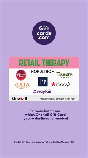 Screenshot to see which card is calling your name! Your gift card destiny awaits  ✨ #ThinkGiftcards #GiftGuide #GiftingIdeas | Giftcards.com | Facebook