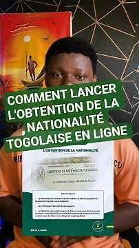 Avoir de la nationalité TOGOLAISE: la procédure en ligne