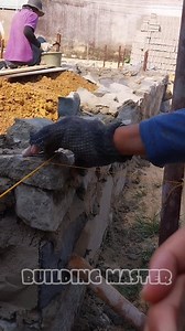 302K views · 1.3K reactions | Unique method used by building experts to hold masonry... | building master | Facebook