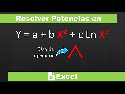 Resolver Potencias en Excel fácil y rápido