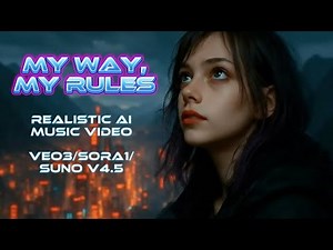 My Way, My Rules: Uncompromising Cyberpunk Anthem (Veo/Sora Realistic AI Music Video)