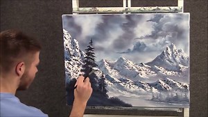 Stunning oil painting by Kevin Hill aka Bob Ross reincarnated | Cubebrush