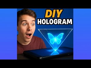 How to make a DIY 3d hologram at home|DIY hologram|Easy science projects for school|Easy kids crafts