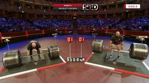 350kg / 770lb AXLE DEADLIFT BATTLE 2023 World's Strongest Man Mitchell Hooper vs 3 X America's Strongest Man Lucas Hatton... 🎟️ 2026 ARENA TOUR TICKETS ON SALE NOW at giants-live.com/shows #strength #strongman #giantslive #worldsstrongestman | Giants Live