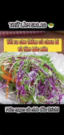 CÁCH LÀM SALAD RAU TRỘN SỐT MÈ RANG 🥗 #món_ngon_mỗi_ngày #ăn_kiêng #salad #short