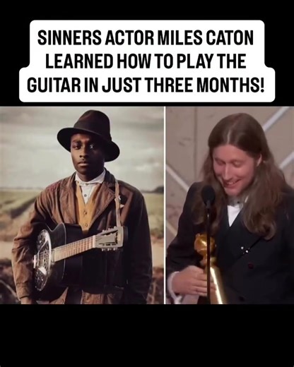 Not only was this Miles Caton’s FIRST EVER acting role, he also practiced learning the guitar for over five hours a day for 3 months leading up to filming. What an incredibly dedicated young man 👏🏾
