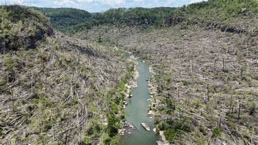 Drone Footage Reveals Scale of Destruction After Deadly Tornado in Rural Kentucky