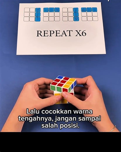 Trik Rubik Tercepat! Cara Cepat Selesaikan Rubik #shorts