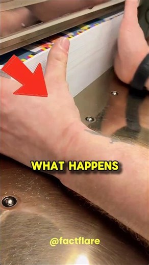 What Happens If Your Hand Gets Under This Blade? 😳