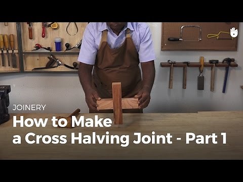 How to Make a Cross Halving Joint - Part 1 | Woodworking