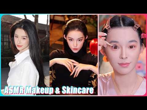 Mitsuisen☘️ASMR Makeup Tutorial & Skincare Routines✨Satisfying skincare asmr🍃Beauty Secrets🌿500