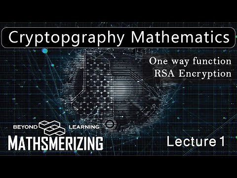 Cryptography Mathematics | Lecture 1 | One way functions | RSA Encryption #English