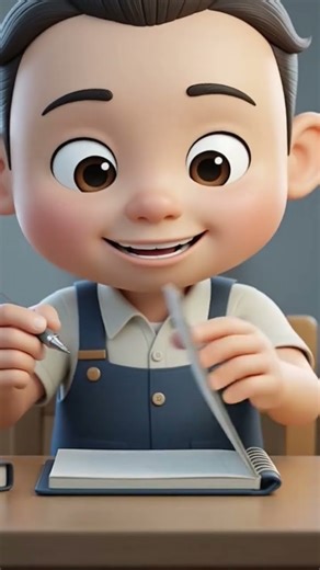 Writing Mode ✍️📚 | 3D Cartoon Shorts