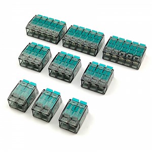 [Hot Item] Universal Cable Wire Connectors Fast Home Compact Wire Connection Push in Wiring Terminal Block