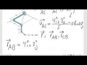 Statics Problem 4 -57: moment of a force about an axis example