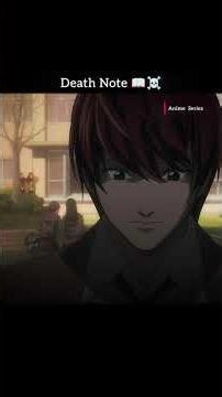 Death note 📖☠️ #anime #animeclips #deathnote #deathnotelight #deathnotel