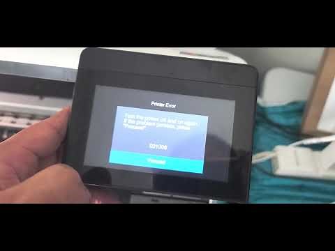 Epson ET-8550 DTF Update: Error Code 031006