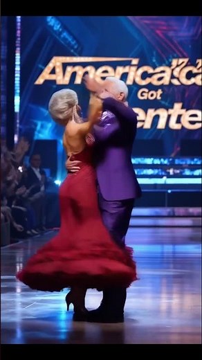 wao performance of old couple on agt stage