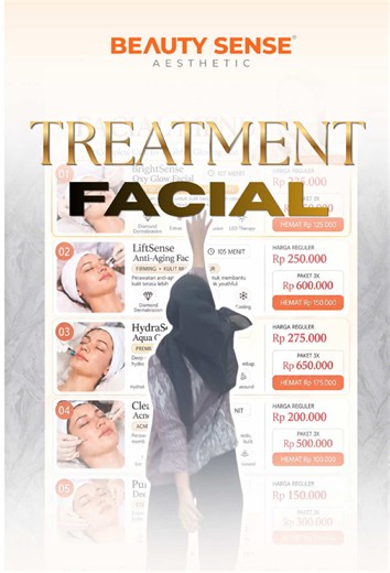Pilihan terbaik buat me-time minggu ini ✨ Dari sekian banyak pilihan, kamu paling pengen coba yang mana nih? 💆‍♀️💖 Sampai ketemu di Beauty Sense Aesthetic! ✨ 📍Ruko Golden Road Blok C30 No.28, BSD City 📲 62 851 8607 0516 #BeautySenseAesthetic #FacialTreatment #SelfCare #GlowUp #TreatmentWajah