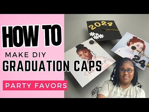 DIY Pringles Graduation Hat Party Favors
