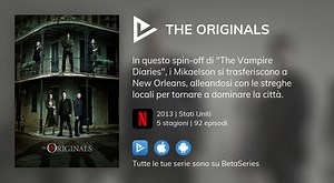 Guarda The Originals in streaming