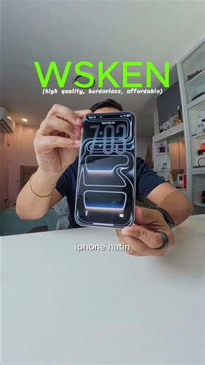 Turuan ko kayong mag install nitong WSKEN Screen Protector dito sa iPhone ko. 🤝🏻