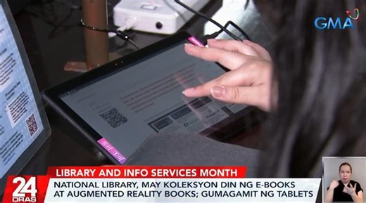 Augmented reality books, e-books available at National Library of the Philippines