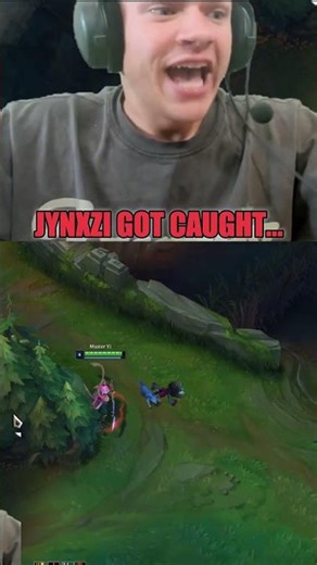 Jynxzi Getting CAUGHT Over and Over 💀 #leagueoflegends #jynxzi #caught