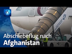 Migrationspolitik: Deutschland schickt Abschiebeflug nach Afghanistan