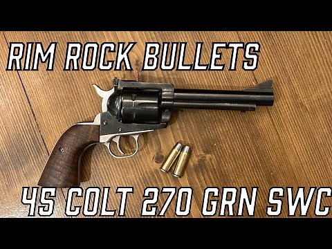 Rim Rock 270 Grain SWC, 2400 Powder, and a 45 Colt Ruger Blackhawk