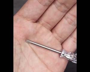 10PCS Mini Phillips Screwdriver, 3mm Cross Head with Clear Non-slip Handle for Small Appliances, 3.62"(92mm) Total Length, Non-magnetic