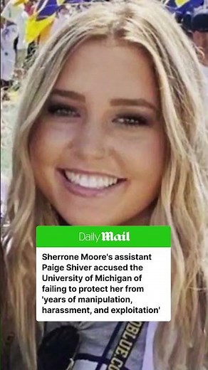 Paige Shiver, the former executive assistant to Sherrone Moore, has broken her silence after the