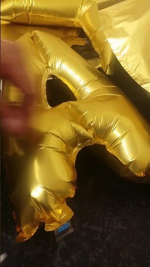 How To Blow Up Foil Letter Balloons Using A Basic Straw to Inflate & Deflate