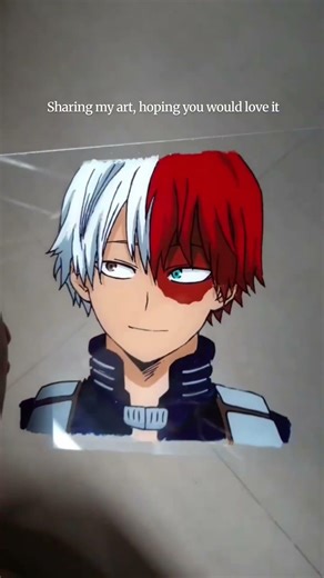 Anime Glass Painting.