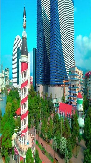 Batumi, Adjara, Georgia by Drone - 4K Video Ultra HD [HDR]