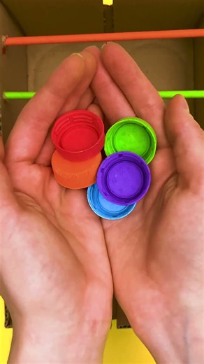 DIY Straw Challenge 🌈🥤 | Don’t Drop the Ball!