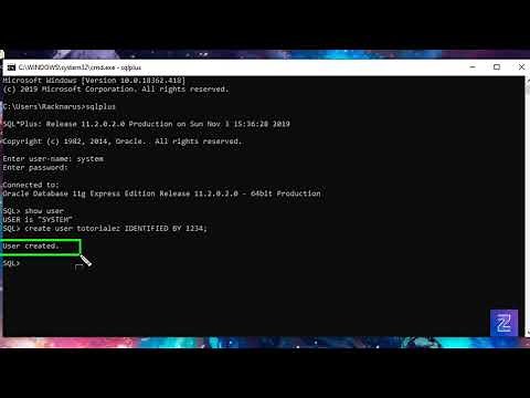ORACLE - como crear un usuario en la base de datos SQLPLUS con CMD 😎