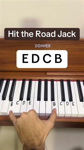 But the Road Jack 🎹 #hittheroadjack #raycharles #piano #tutorial #donnerddp80