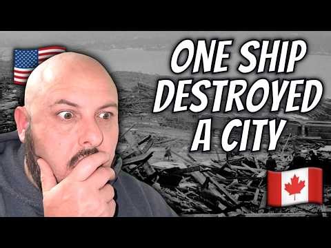 American Reacts to The Halifax Explosion 🇨🇦