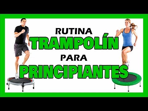 😃 CLASE de JUMPING en mini trampolín para PRINCIPIANTES // rutina 2021 //