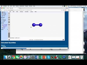 Calculating molecular orbitals with Webmo