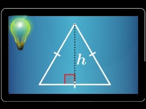 height of an equilateral triangle • Demonstrate the formula h=√3/2a • Classic exercise • Second math