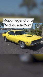 Completely redesigned for the model year, the 1970 Plymouth Barracuda 383 had a wider stance, aggressive body lines, and a muscular appearance. 💪 😎💯 #PlymouthBarracuda #Plymouth #Barracuda #PlymouthCar #MuscleCar #MuscleLife #VintageRide #OldSchool #Mopar #MOPARLife #CarReels #FindYours | Carsforsale.com