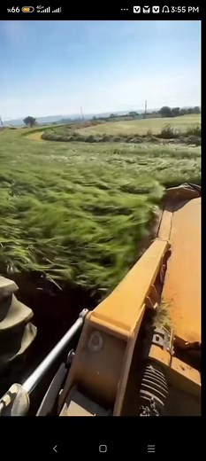 Harvesting Crops with Agricultural Machinery