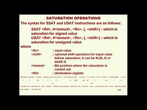 ARM Cortex M4 Saturation Operation (Signed and Unsigned Saturation) and Q Flag with Examples