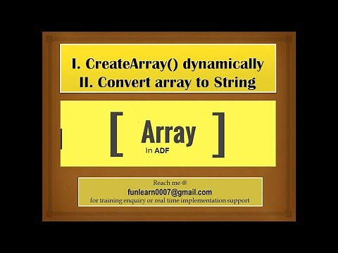 #88. Azure Data Factory - CreateArray() & Join() Functions and its purpose in ADF Pipeline
