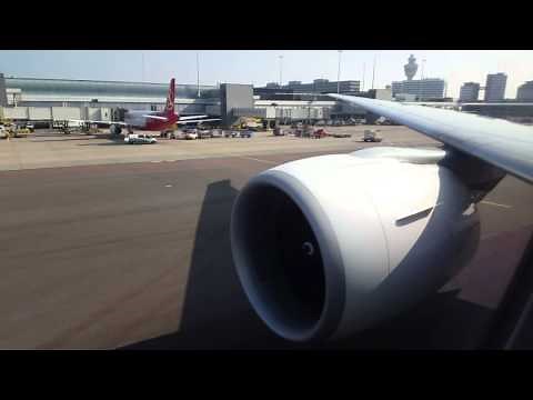 Awesome Boeing 777 engine start in 4k