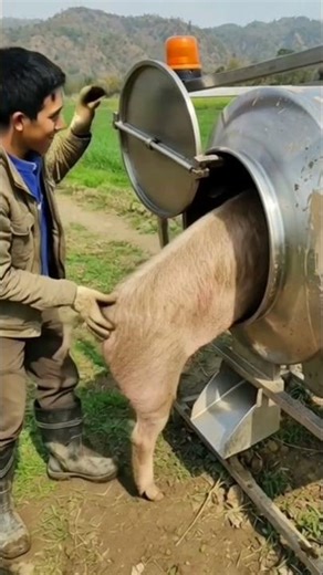 Pig ai processing machine